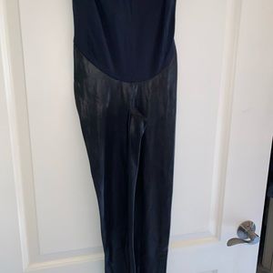 Spanx faux leather mat leggings